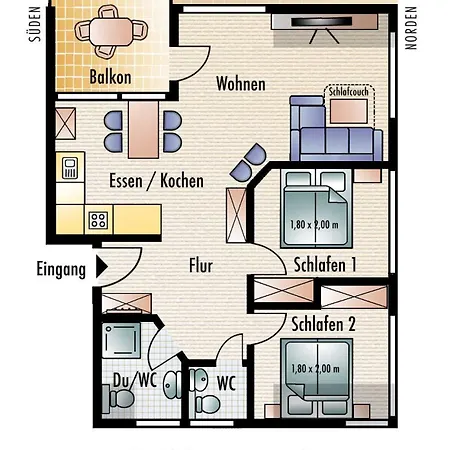 Wiek Im Hafenkieker Wiek auf Rügen